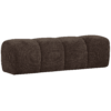 WOOOD Bankje Mojo Geweven Rib - Bruin | WOOOD