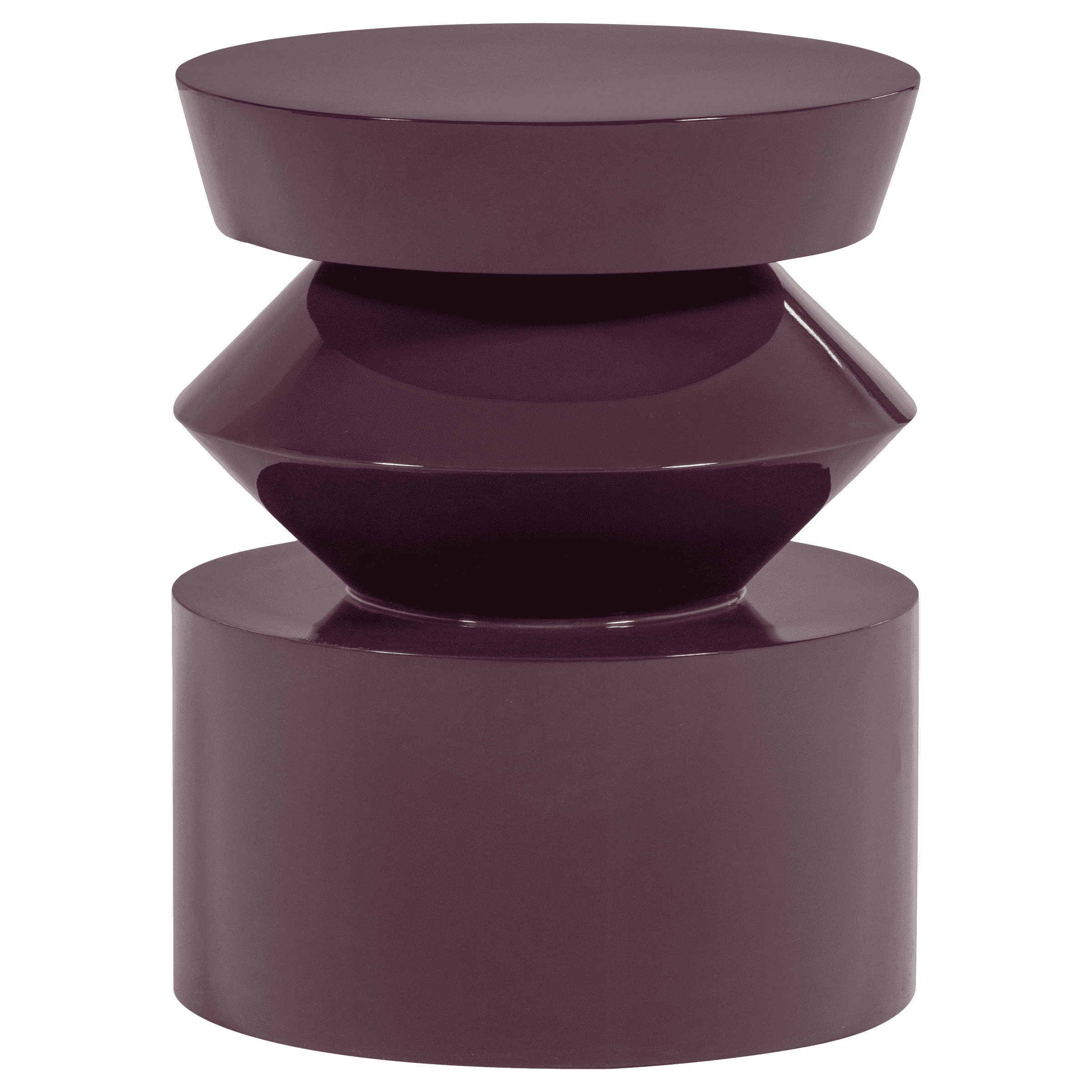 WOOOD Bijzettafel Auren 40cm - Paars - Rond | WOOOD
