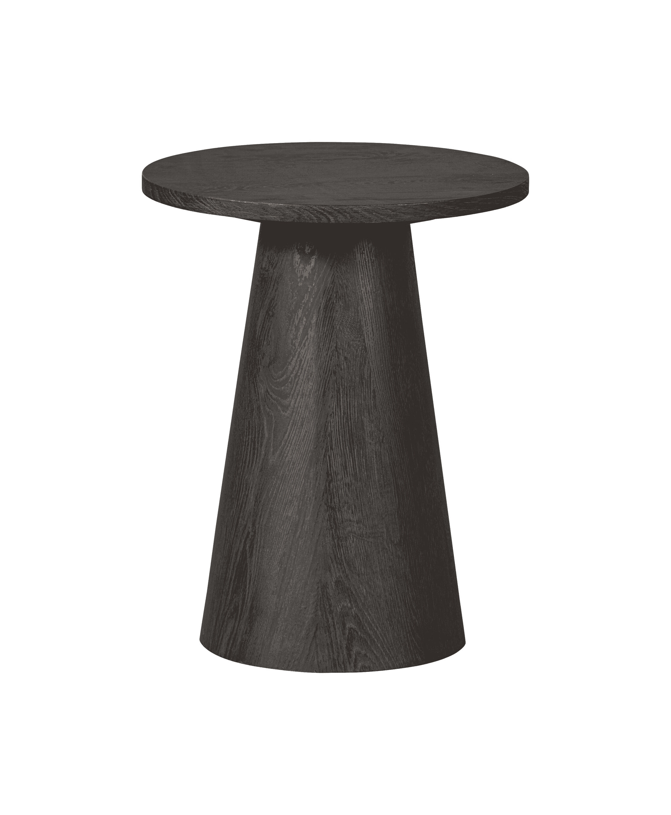 WOOOD Bijzettafel Maan 40cm - Donkerbruin - Rond - Exclusive | WOOOD