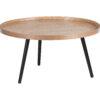 WOOOD Bijzettafel Mesa 78cm - Naturel - Rond | WOOOD