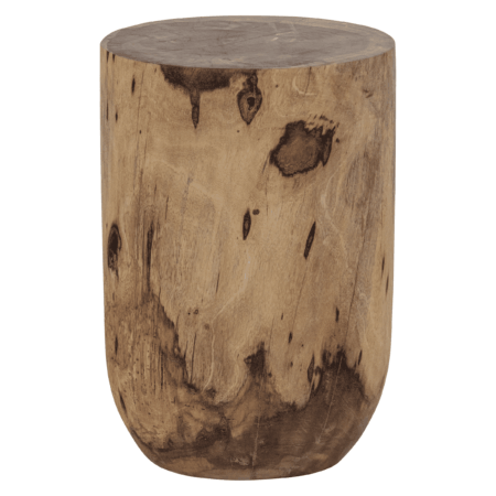 WOOOD Bijzettafel Viri 35cm - Naturel - Rond | WOOOD
