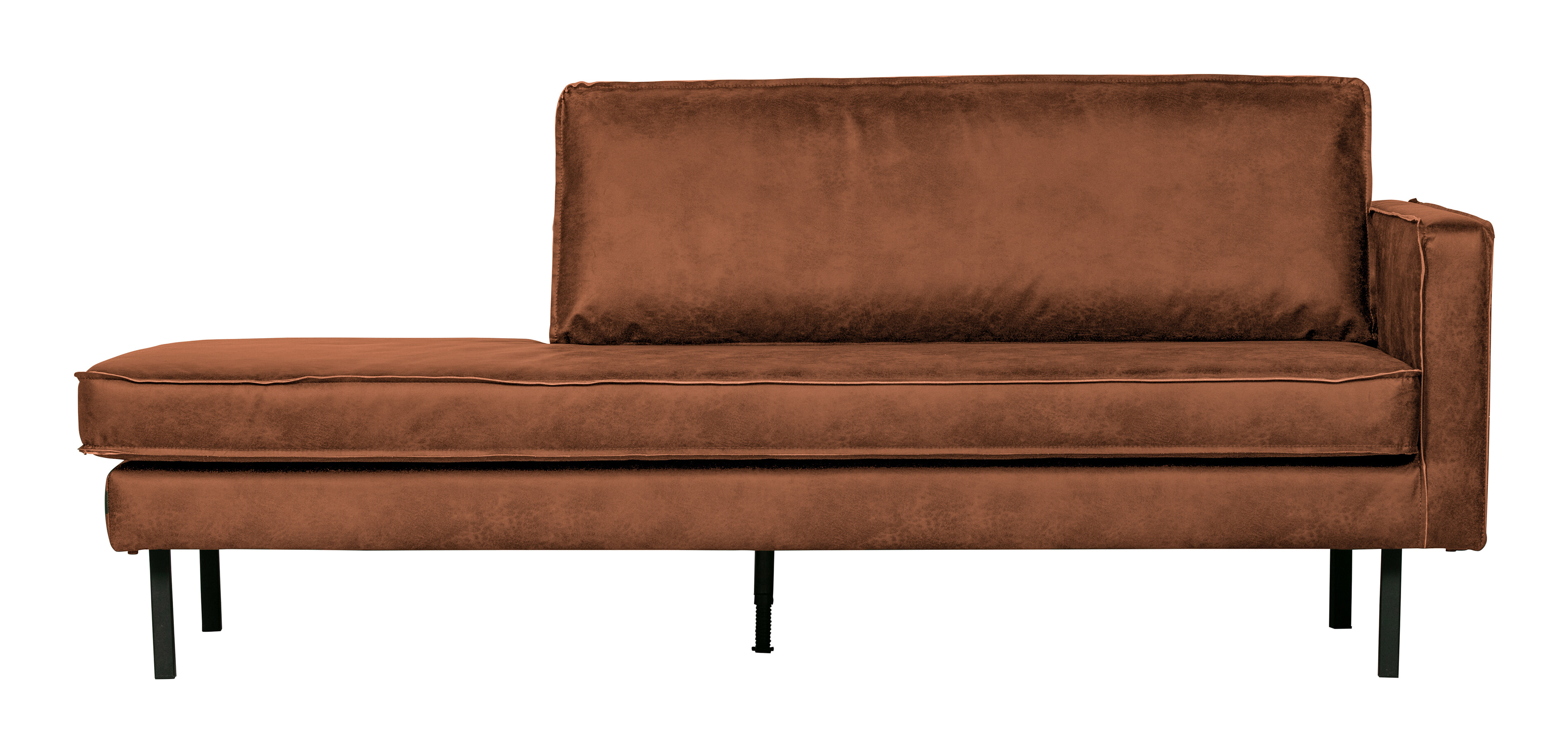 WOOOD Daybed Rodeo Rechts - Cognac - BePureHome | WOOOD
