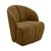 WOOOD Draaifauteuil Mojo Geweven Rib - Honing Geel | WOOOD