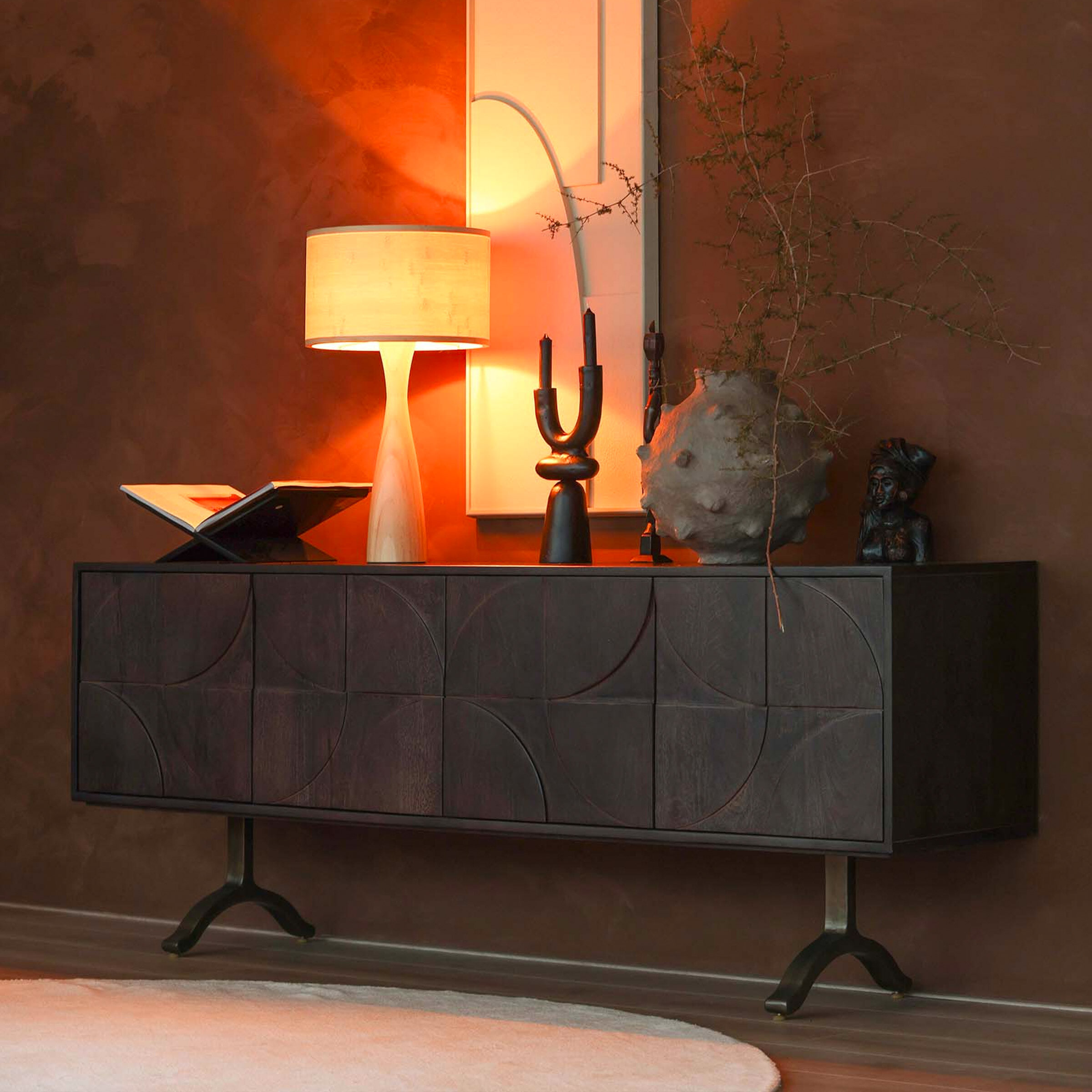 WOOOD Dressoir Draw Mangohout