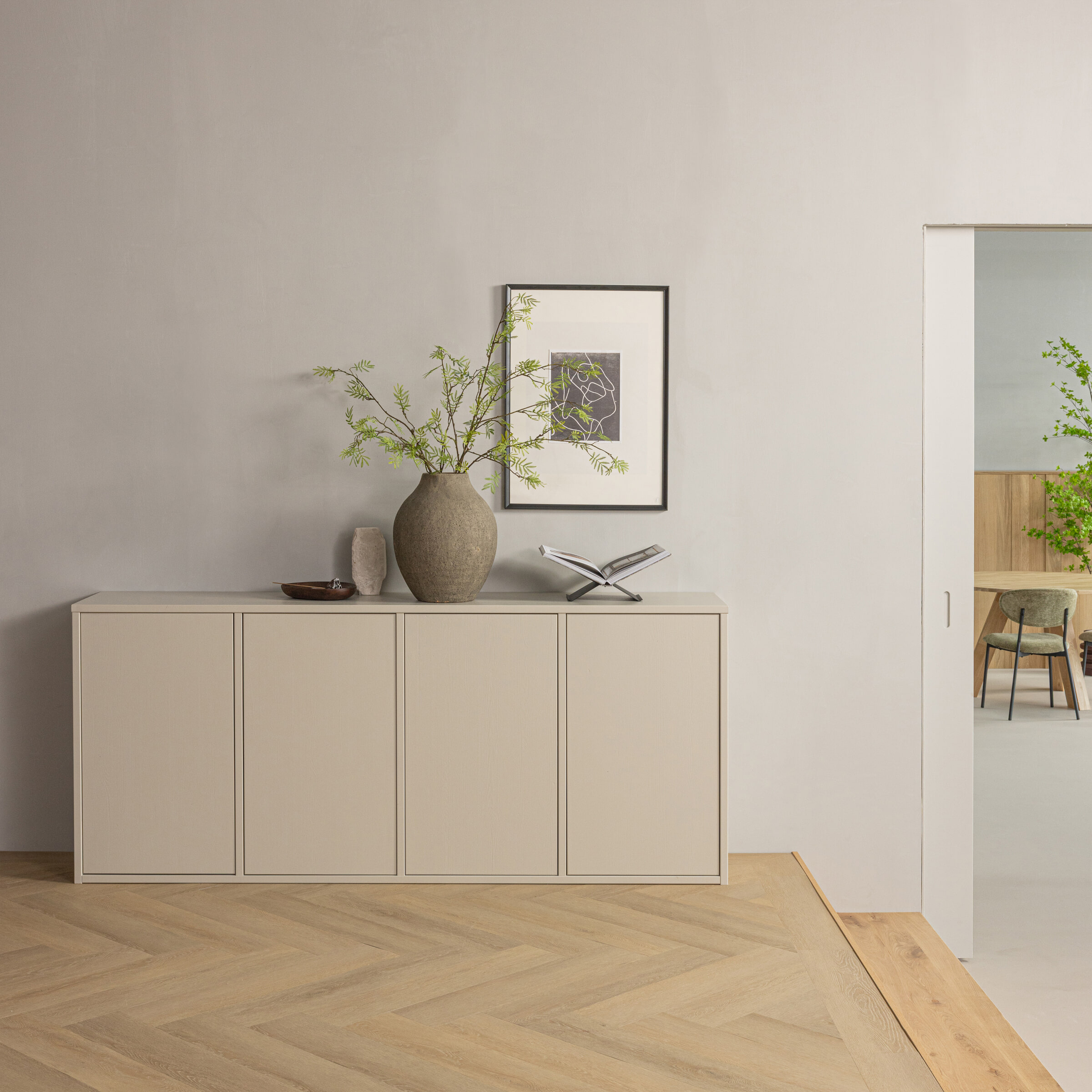 WOOOD Dressoir Merel Grenenhout
