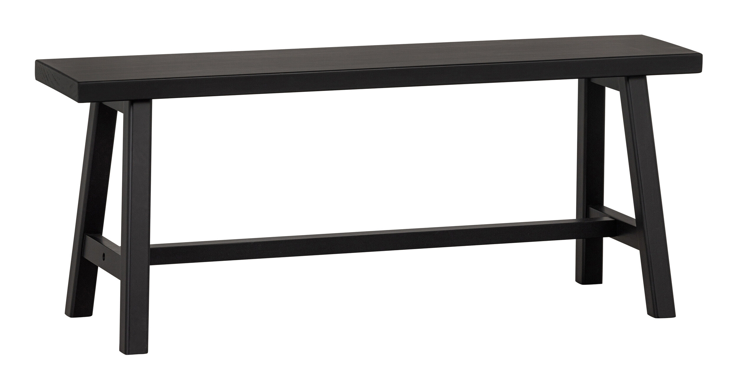 WOOOD Eetkamerbank Imme Grenenhout 110cm - Zwart - Exclusive | WOOOD