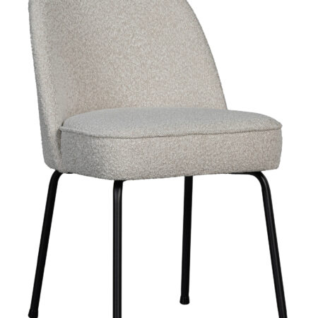 WOOOD Eetkamerstoel Vogue Bouclé - Naturel - BePureHome | WOOOD