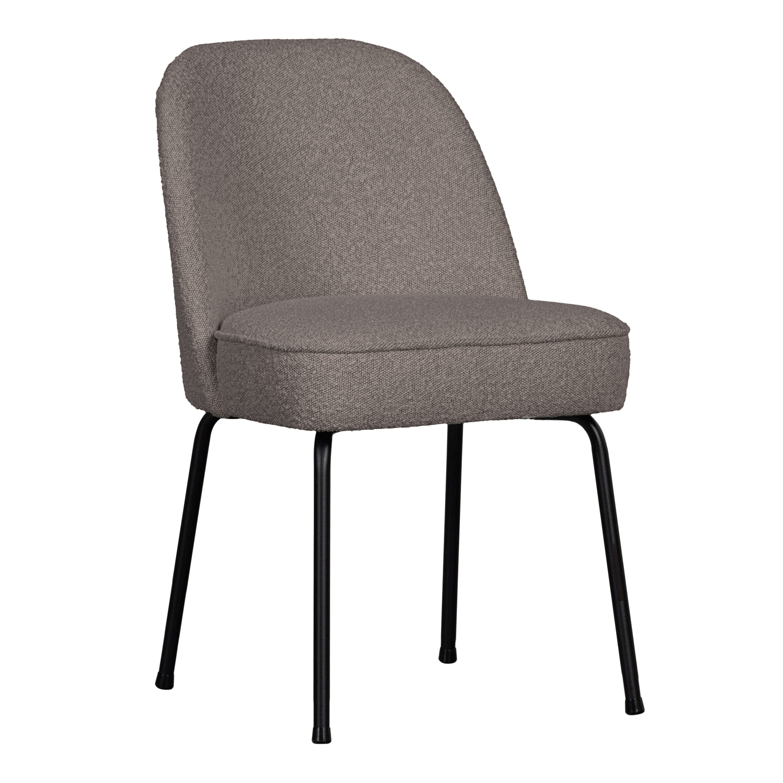 WOOOD Eetkamerstoel Vogue Bouclé - Nougat - BePureHome | WOOOD
