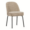 WOOOD Eetkamerstoel Vogue Chenille - Zand - BePureHome | WOOOD