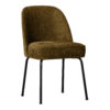WOOOD Eetkamerstoel Vogue Structure Velvet - Brass - BePureHome | WOOOD