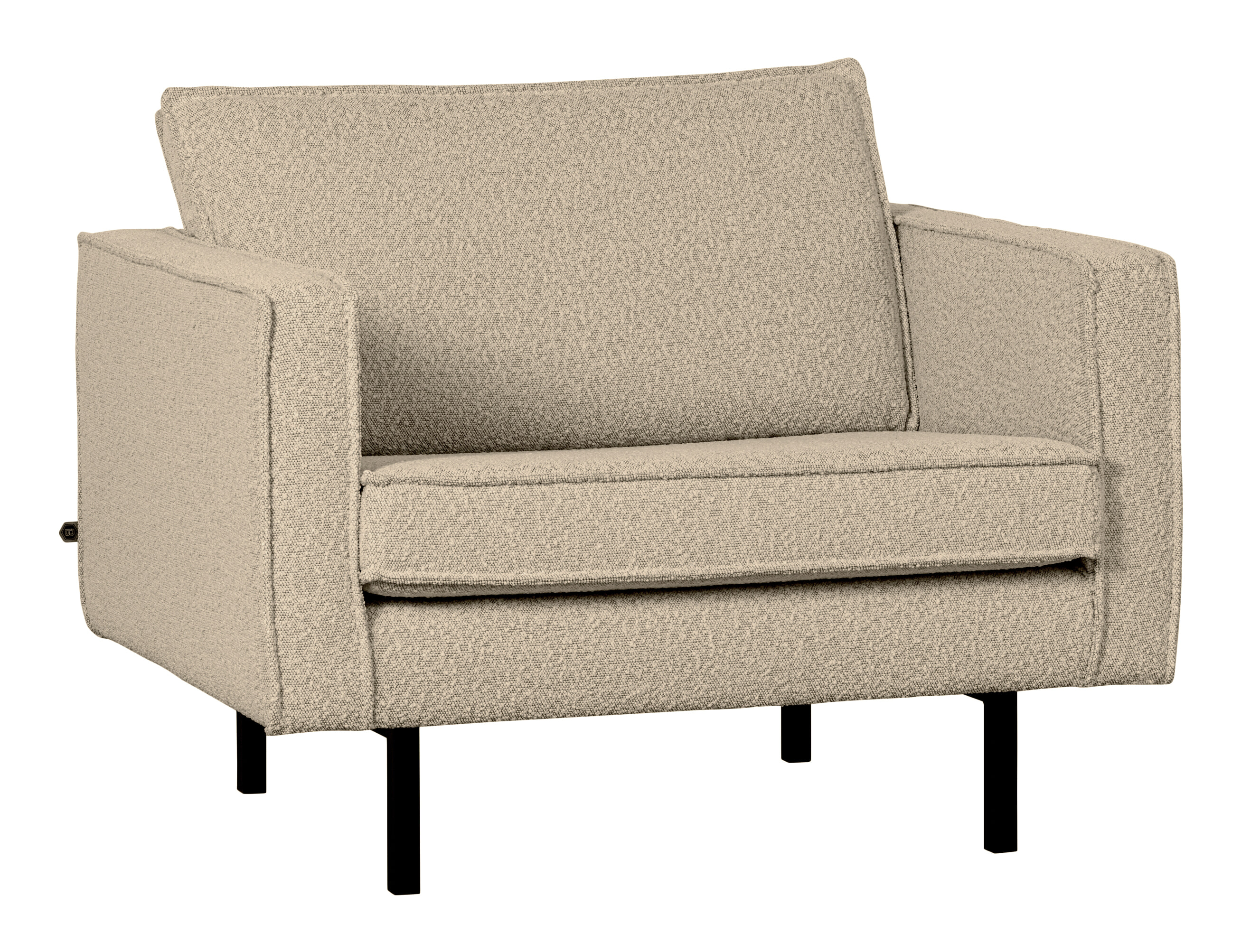 WOOOD Fauteuil Rodeo Bouclé - Beige - BePureHome | WOOOD