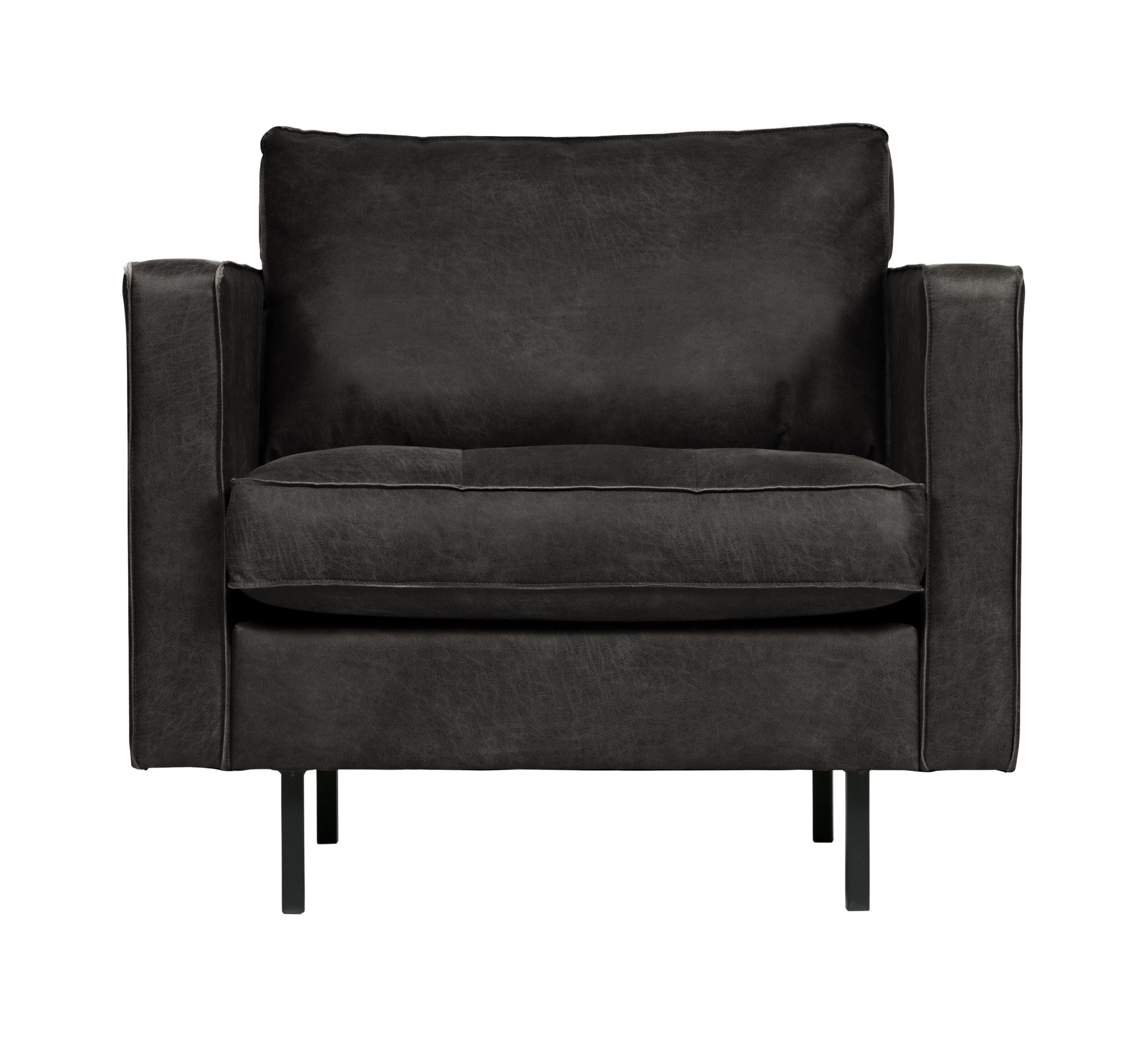 WOOOD Fauteuil Rodeo Classic - Antraciet - BePureHome | WOOOD