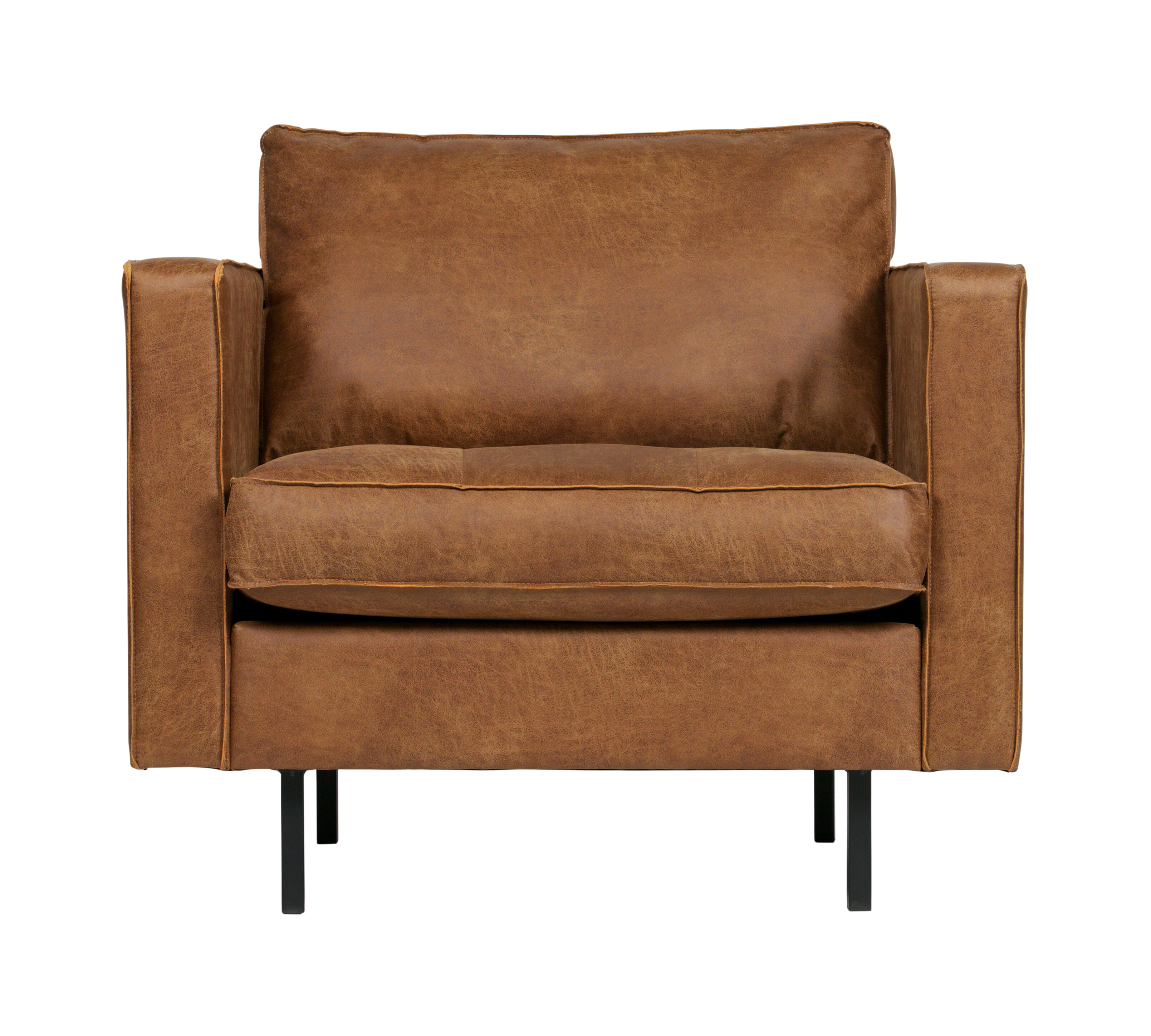 WOOOD Fauteuil Rodeo Classic - Cognac - BePureHome | WOOOD