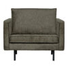 WOOOD Fauteuil Rodeo Structure Velvet - Frost - BePureHome | WOOOD