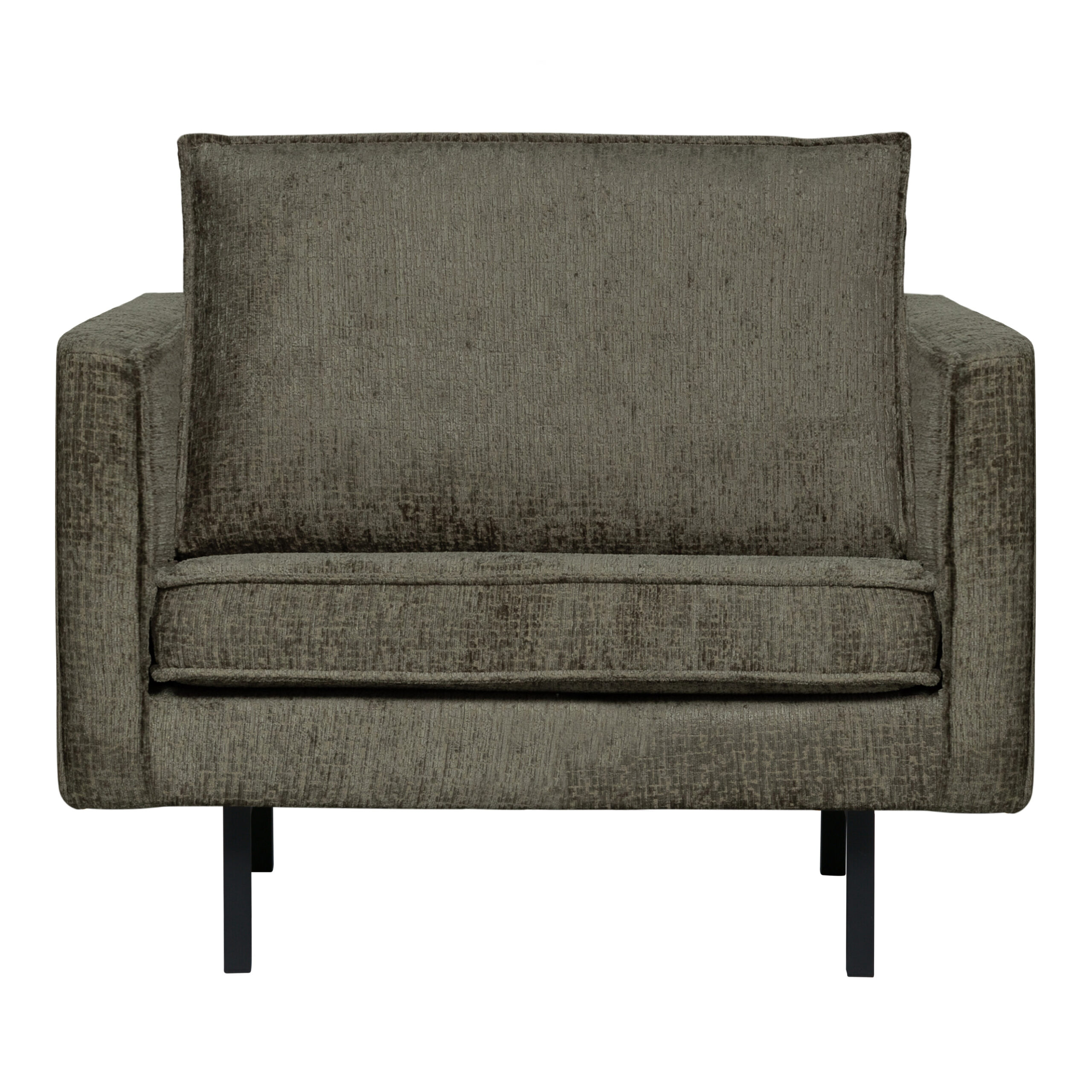 WOOOD Fauteuil Rodeo Structure Velvet - Frost - BePureHome | WOOOD