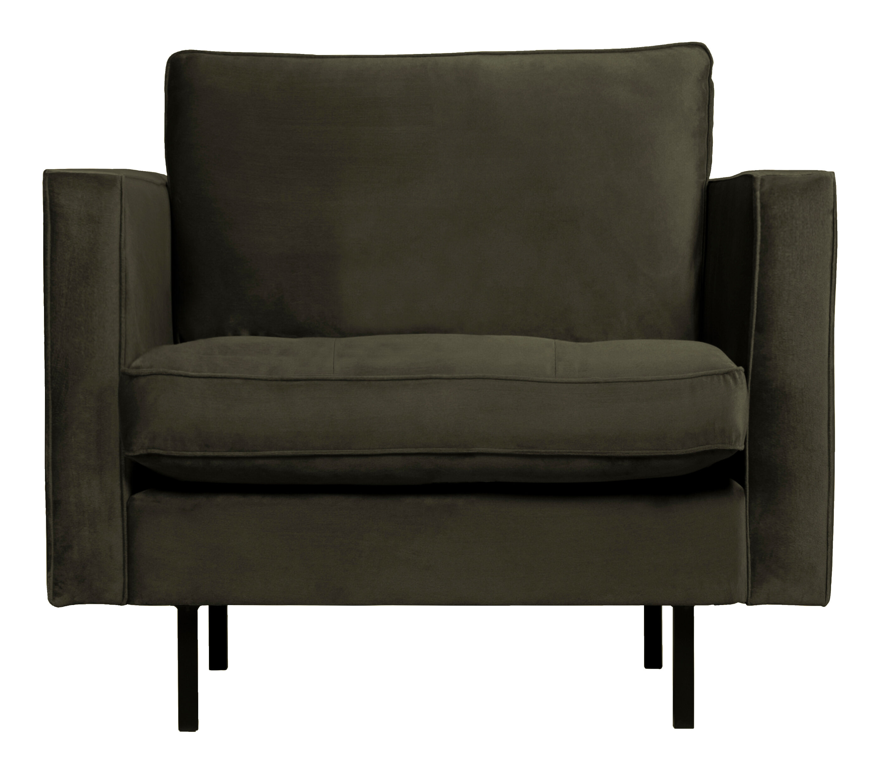 WOOOD Fauteuil Rodeo Velvet - Dark Green - BePureHome | WOOOD