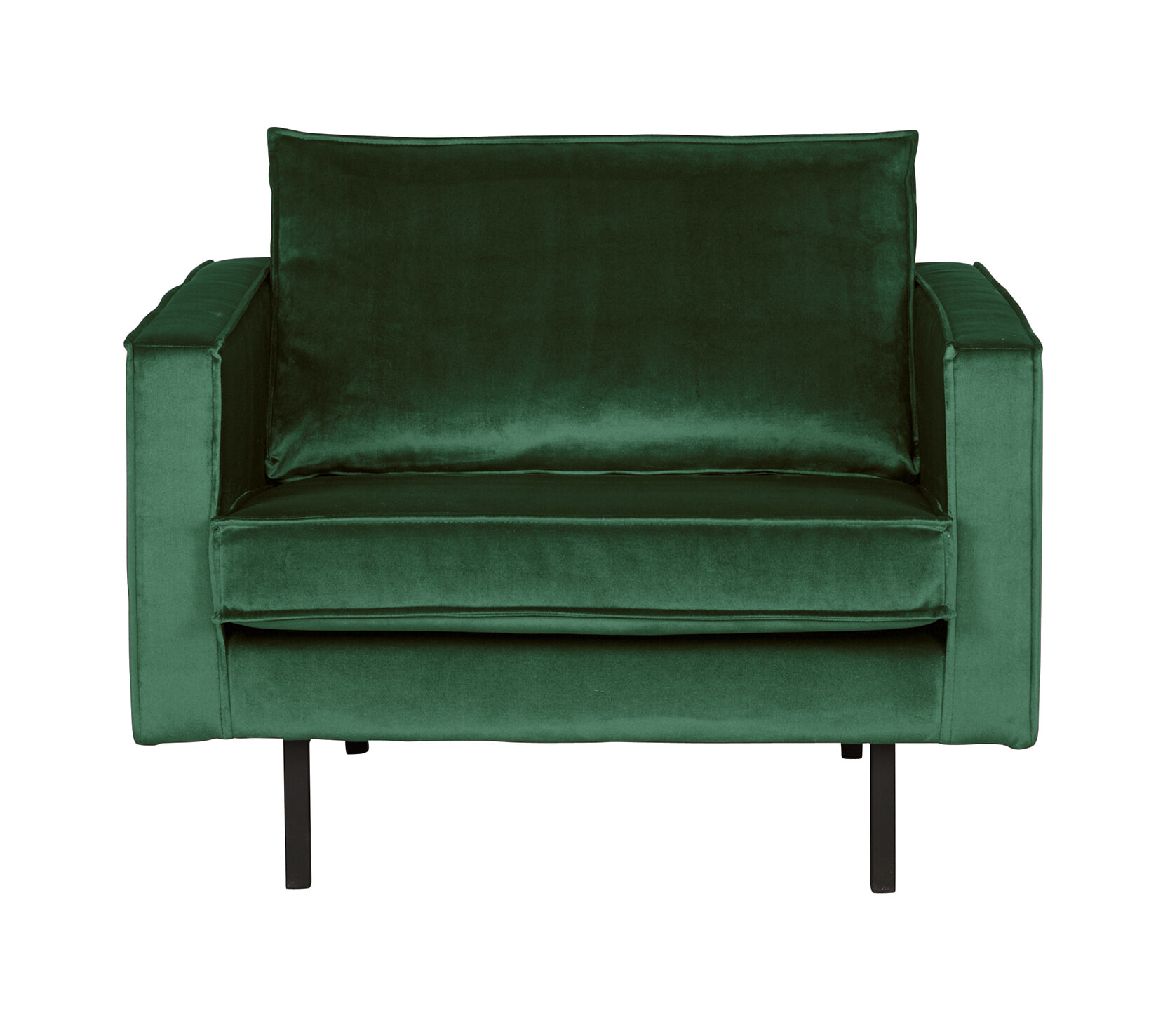 WOOOD Fauteuil Rodeo Velvet - Forest Green - BePureHome | WOOOD