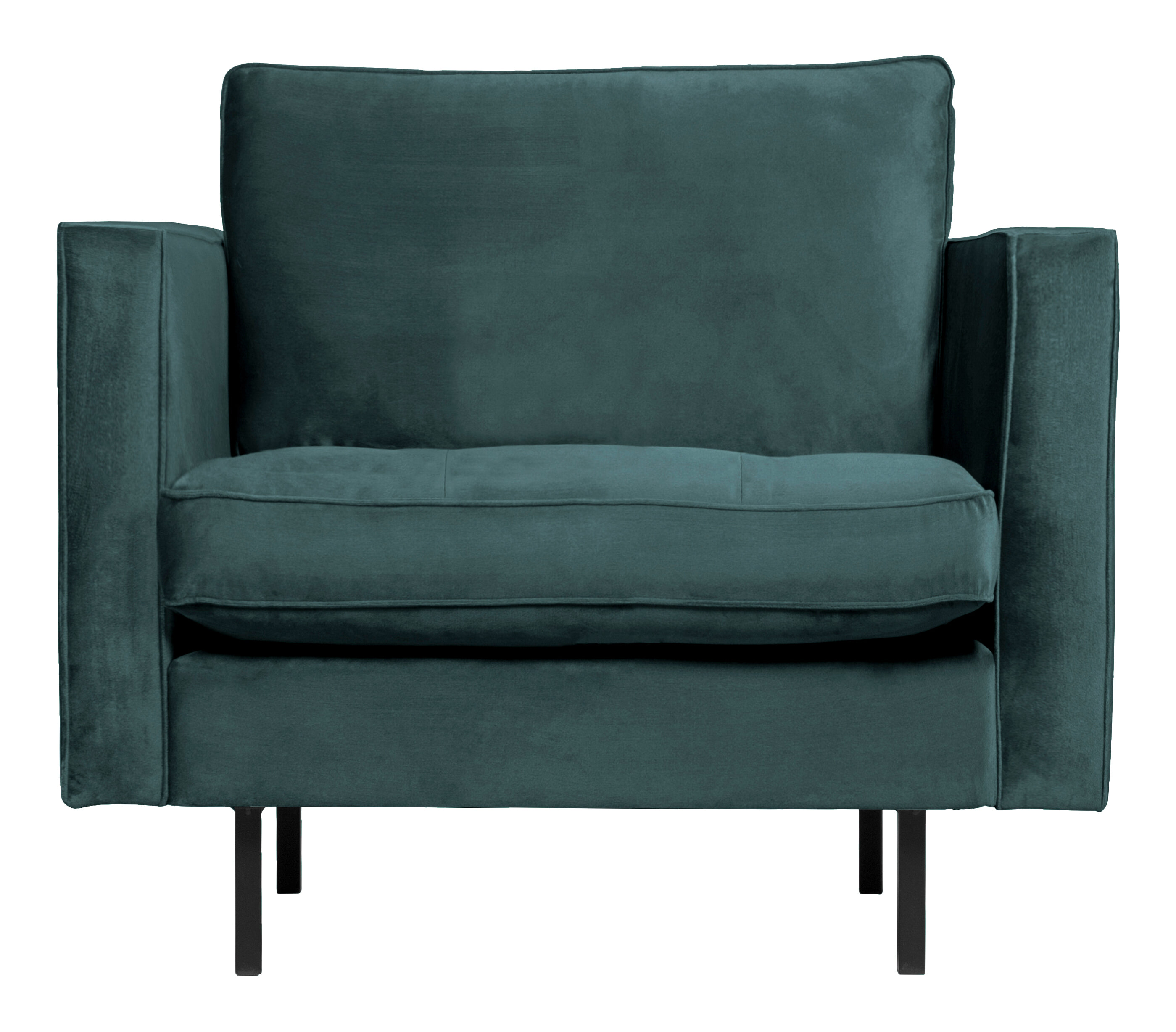 WOOOD Fauteuil Rodeo Velvet - Teal - BePureHome | WOOOD