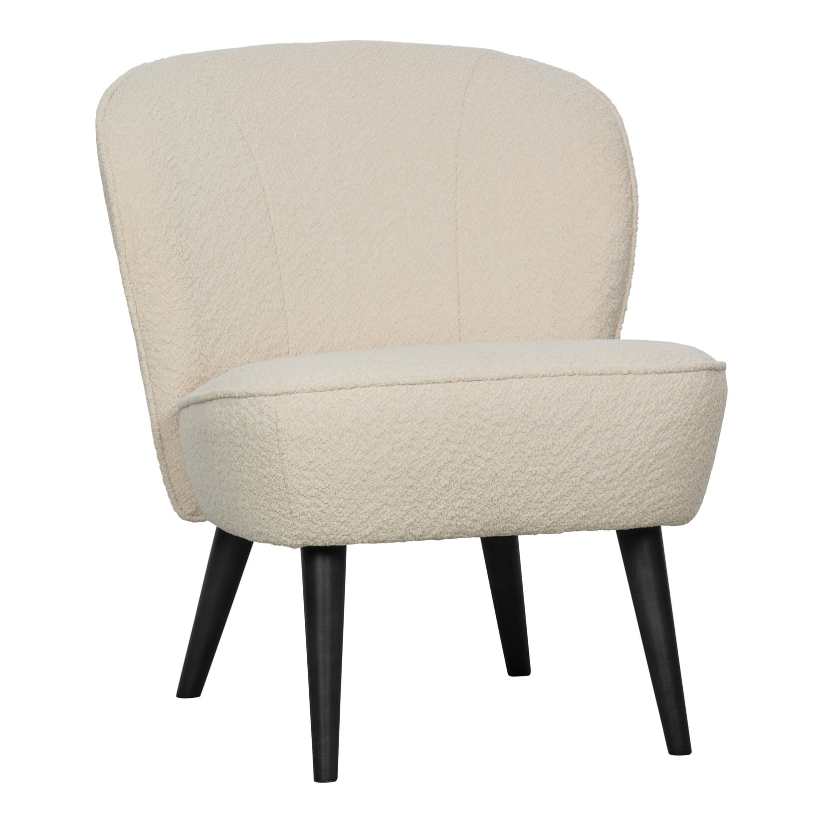 WOOOD Fauteuil Sara Bouclé - Creme | WOOOD