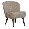 WOOOD Fauteuil Sara Melange - Naturel | WOOOD