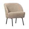 WOOOD Fauteuil Vogue Chenille - Zand - BePureHome | WOOOD