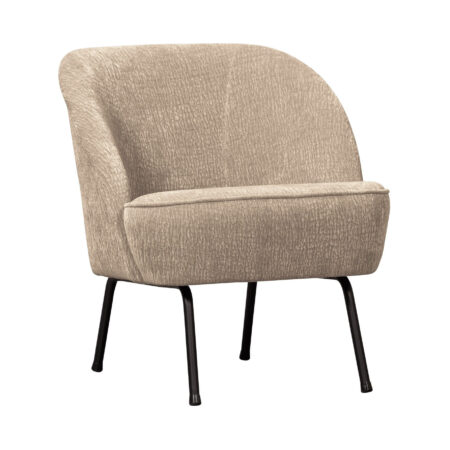 WOOOD Fauteuil Vogue Chenille - Zand - BePureHome | WOOOD