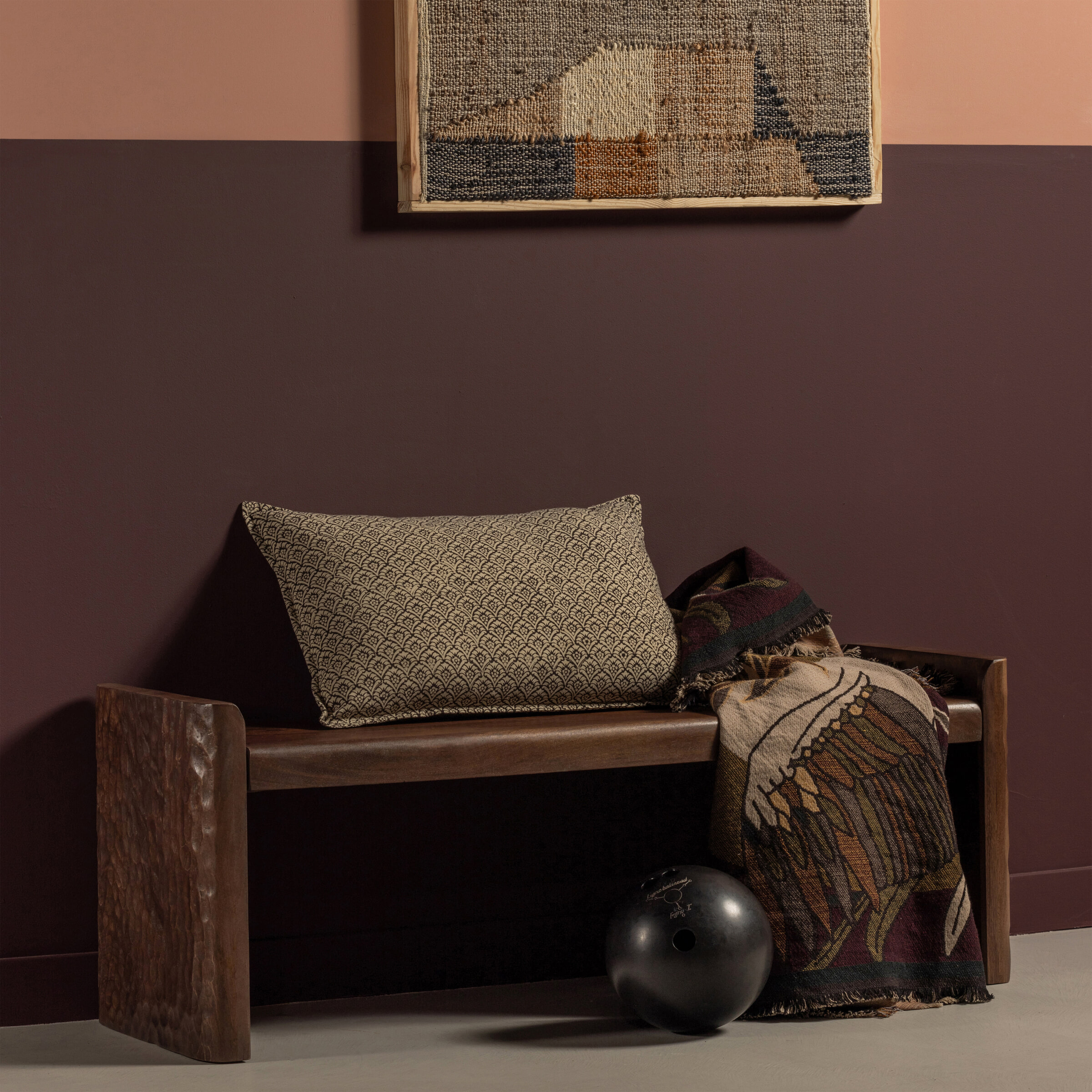 WOOOD Halbank Prop Mangohout - Bruin - BePureHome | WOOOD
