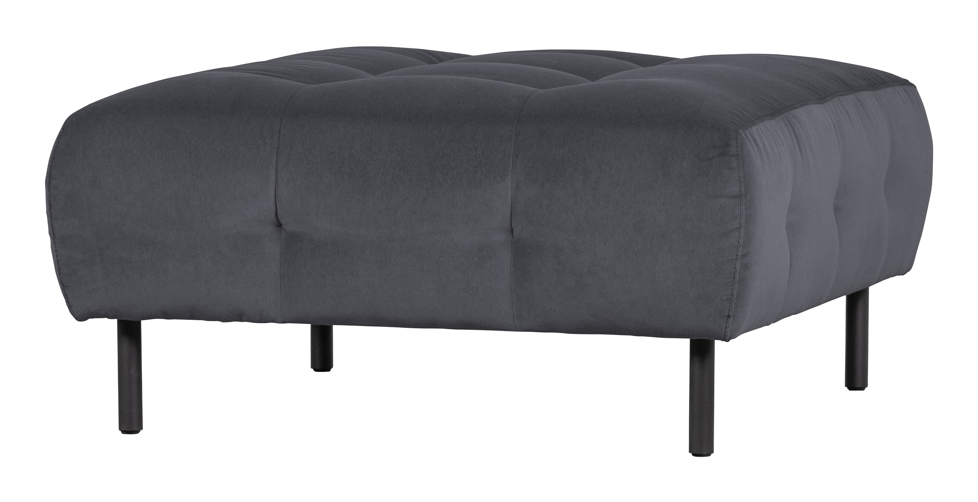 WOOOD Hocker Lloyd Velvet - Cloud - Vierkant - Exclusive | WOOOD