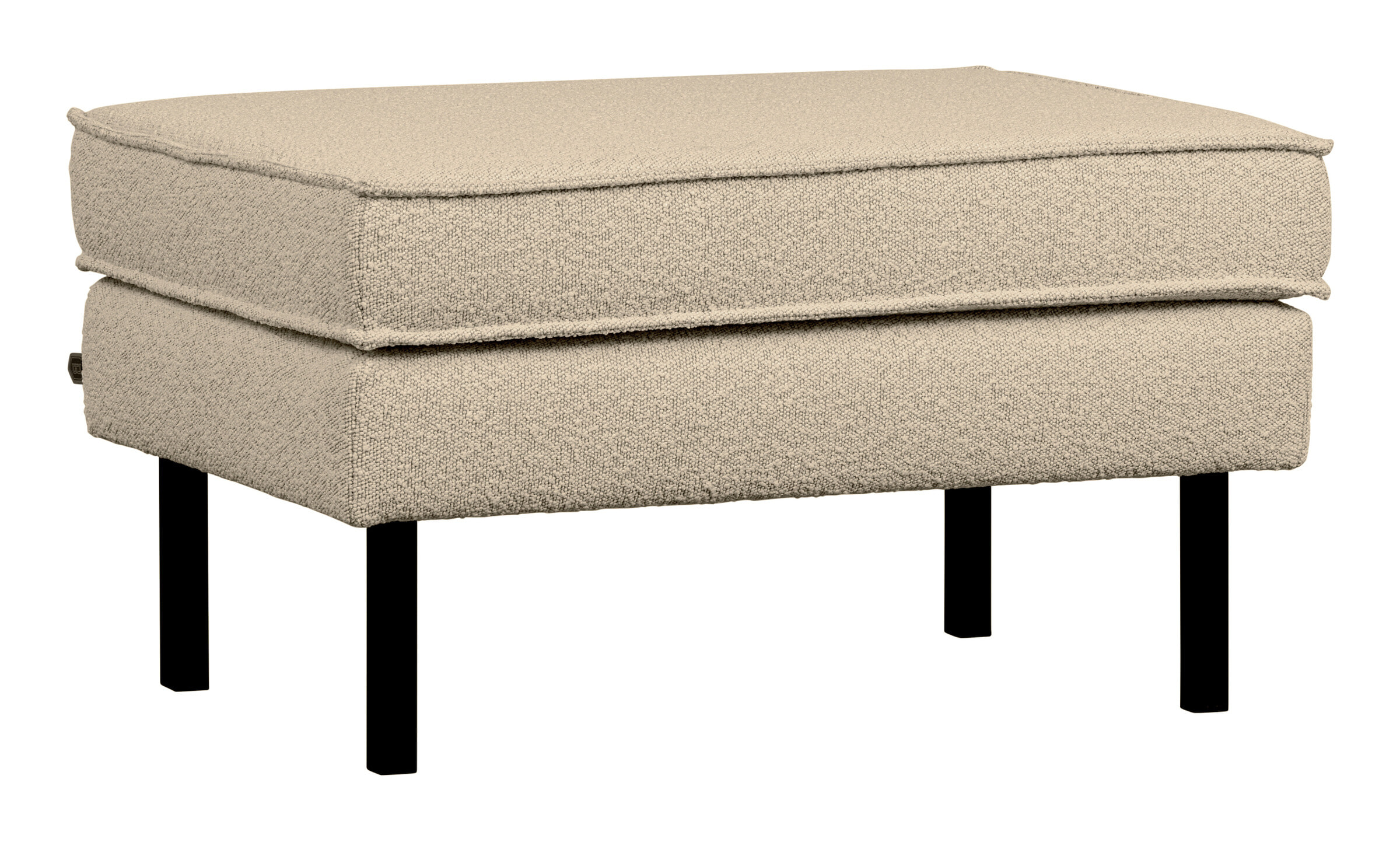 WOOOD Hocker Rodeo Bouclé - Beige - BePureHome | WOOOD