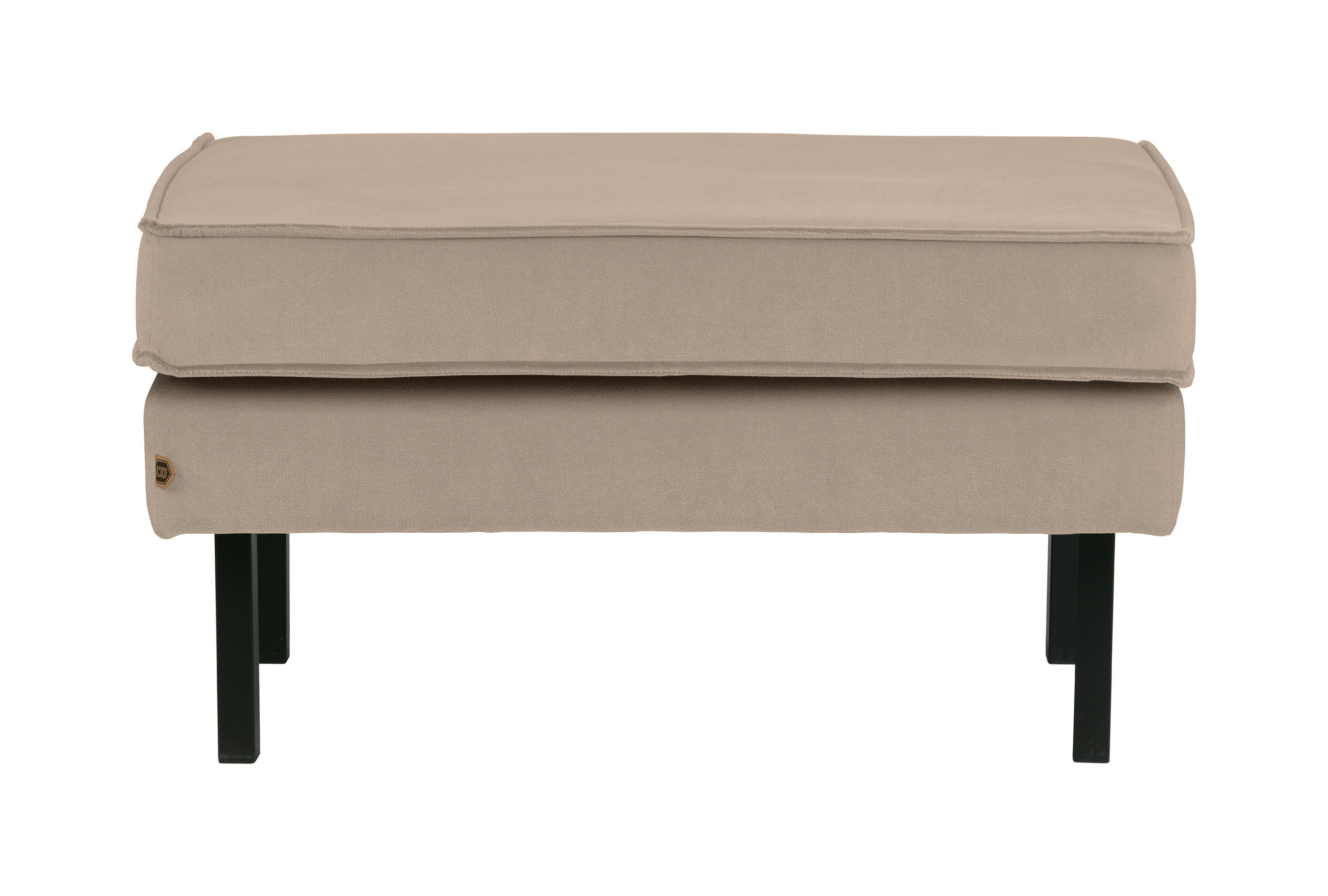 WOOOD Hocker Rodeo Velvet - Khaki - BePureHome | WOOOD