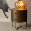 WOOOD Nachtkastje Glossy Met 2 lades - Antique Brass - BePureHome | WOOOD