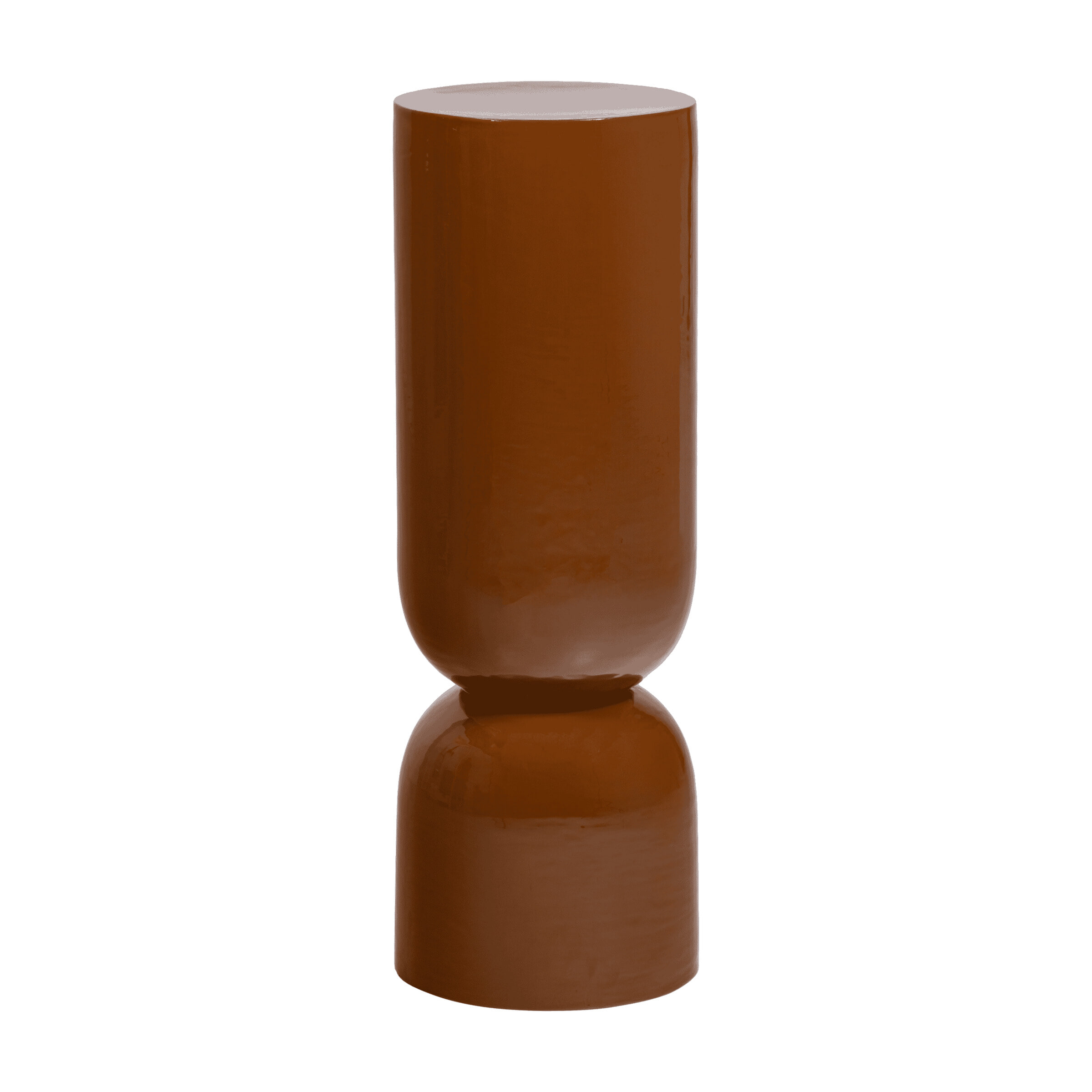 WOOOD Plantenstandaard/Plantenpot Toval 95cm hoog - Honinggeel | WOOOD