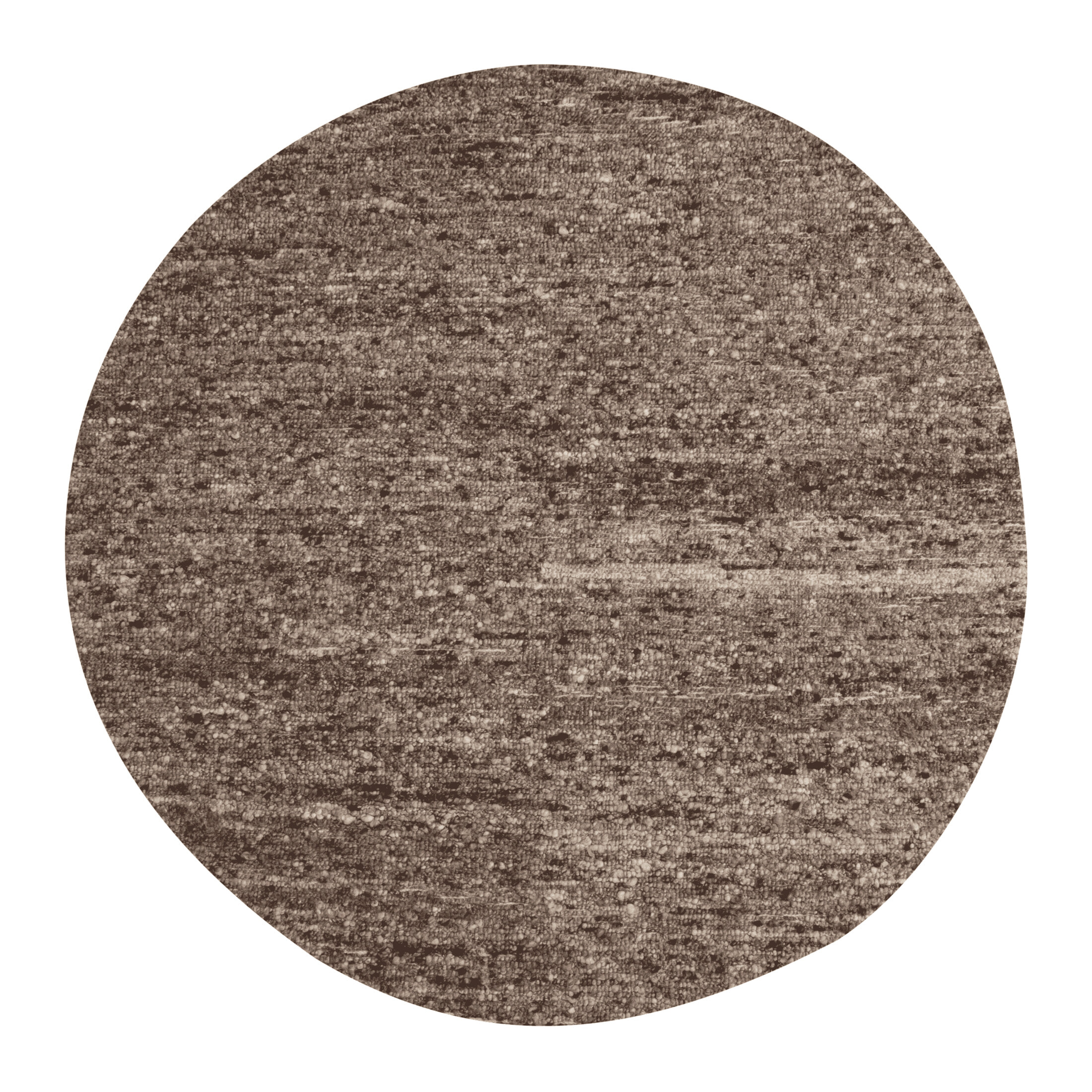 WOOOD Rond Vloerkleed Efia Gemêleerd
