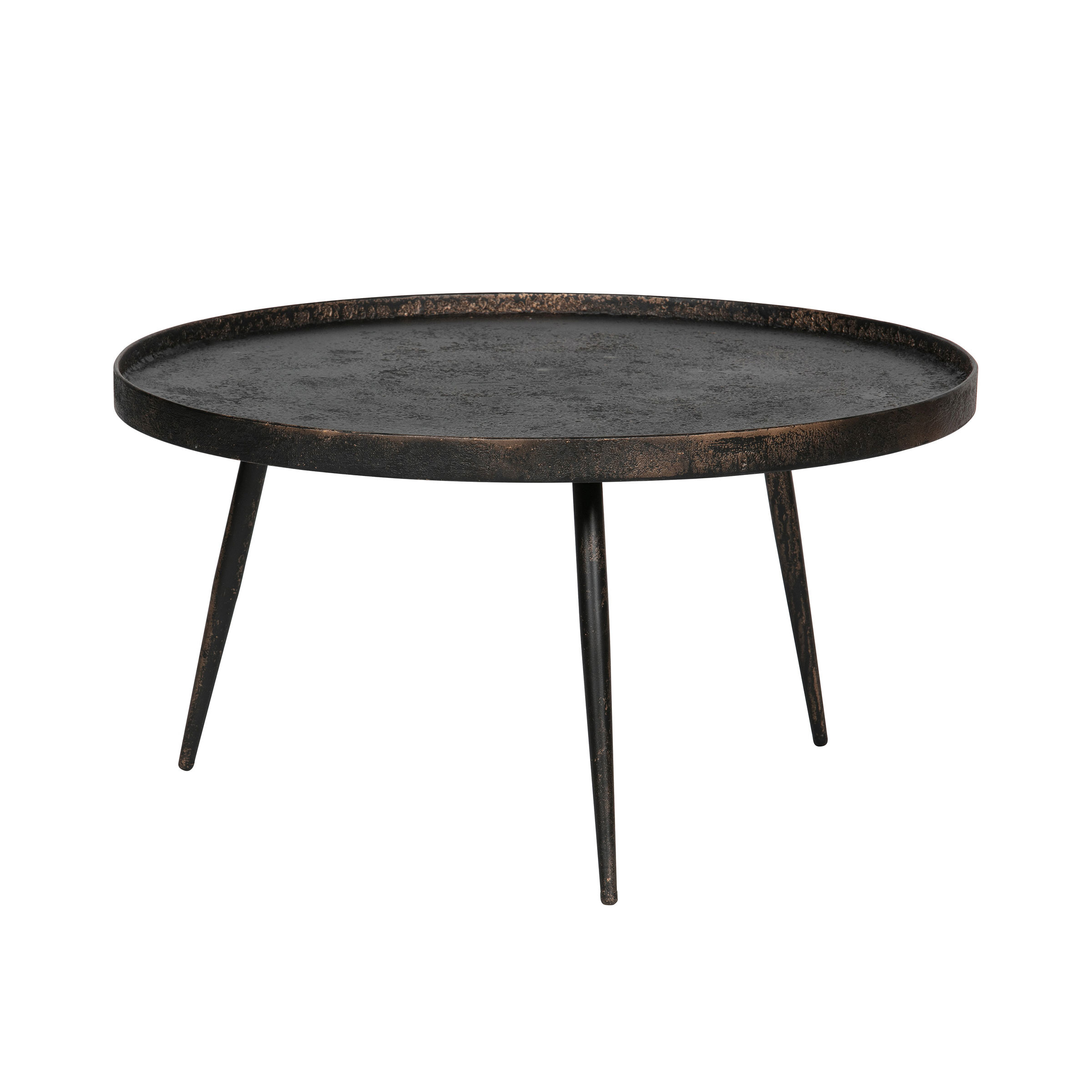 WOOOD Ronde Bijzettafel Bounds 76cm - Metaal - BePureHome | WOOOD