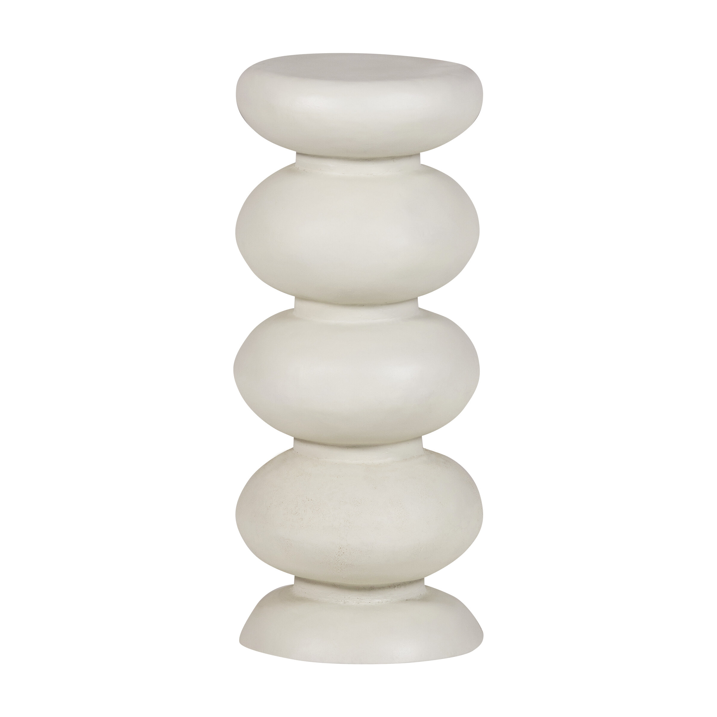 WOOOD Ronde Bijzettafel Brilo 29cm - Crème | WOOOD