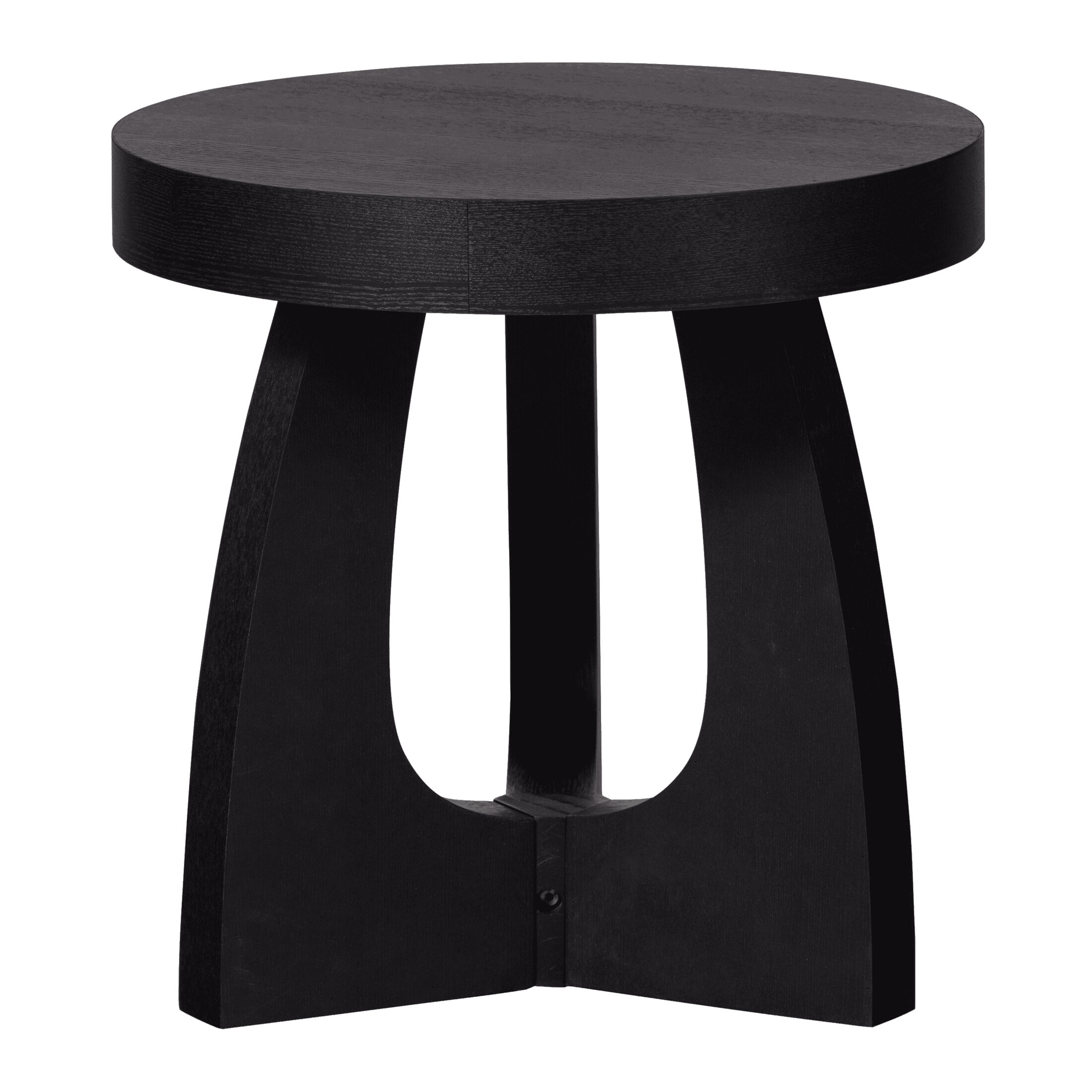WOOOD Ronde Bijzettafel Tala 45cm - Zwart - Exclusive | WOOOD