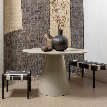 WOOOD Ronde Eettafel Jorre 120cm - Antique Beige - Exclusive | WOOOD