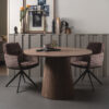 WOOOD Ronde Eettafel Maan 120cm - Walnoot - Exclusive | WOOOD