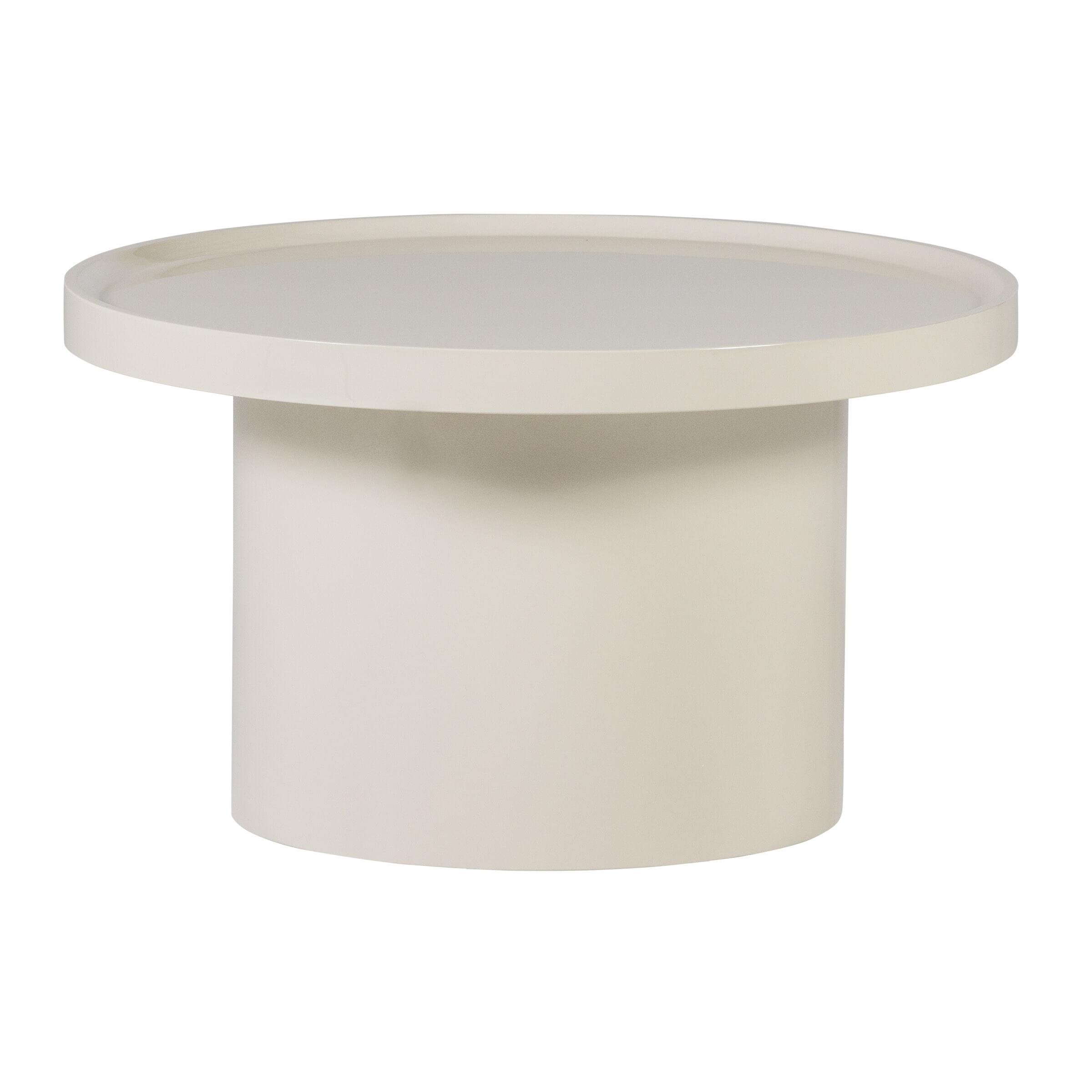 WOOOD Ronde Salontafel Veluna 70cm - Zand | WOOOD