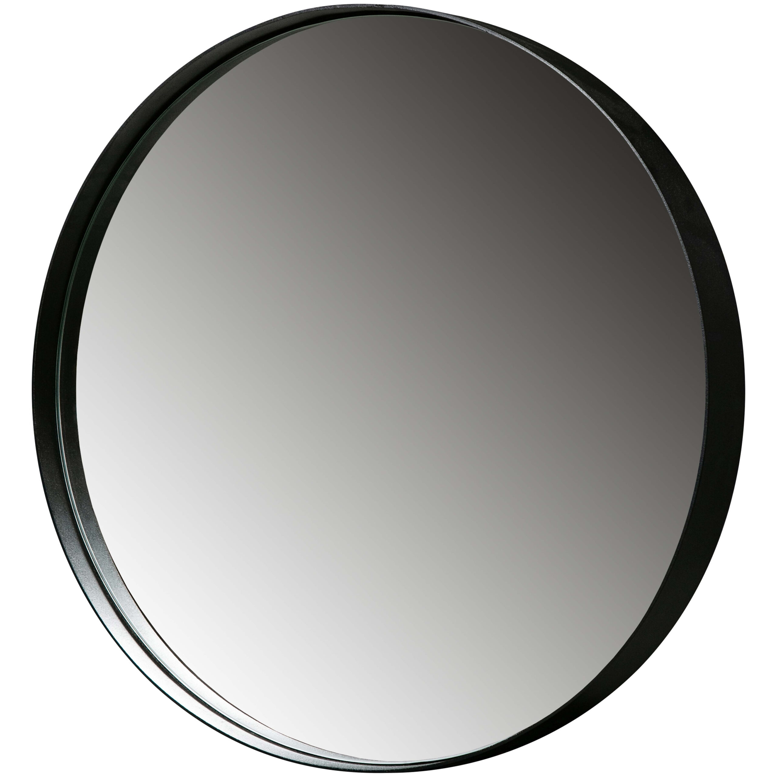 WOOOD Ronde Spiegel Doutzen 50cm - Zwart | WOOOD