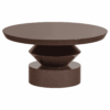 WOOOD Salontafel Auren 80cm - Bruin - Rond | WOOOD