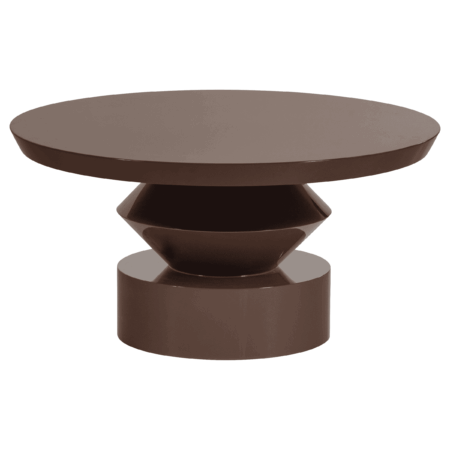 WOOOD Salontafel Auren 80cm - Bruin - Rond | WOOOD