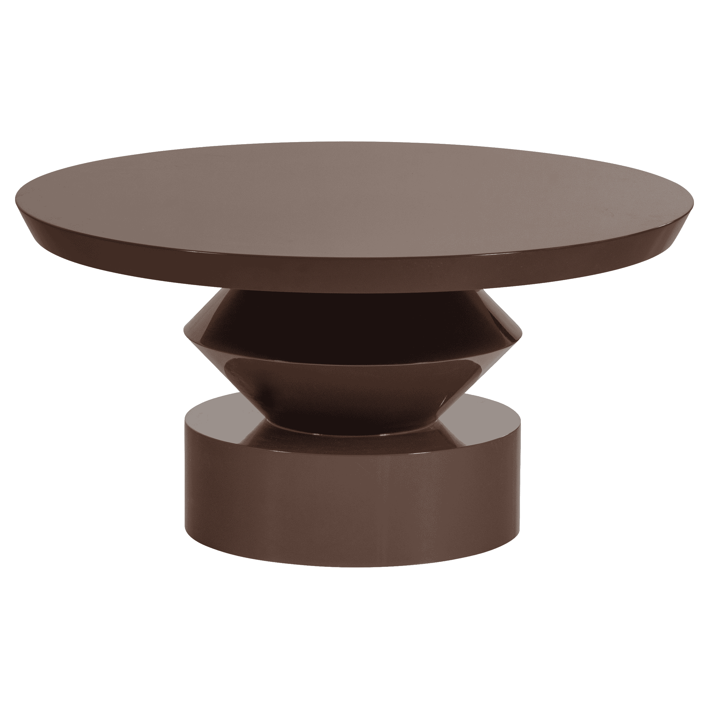 WOOOD Salontafel Auren 80cm - Bruin - Rond | WOOOD