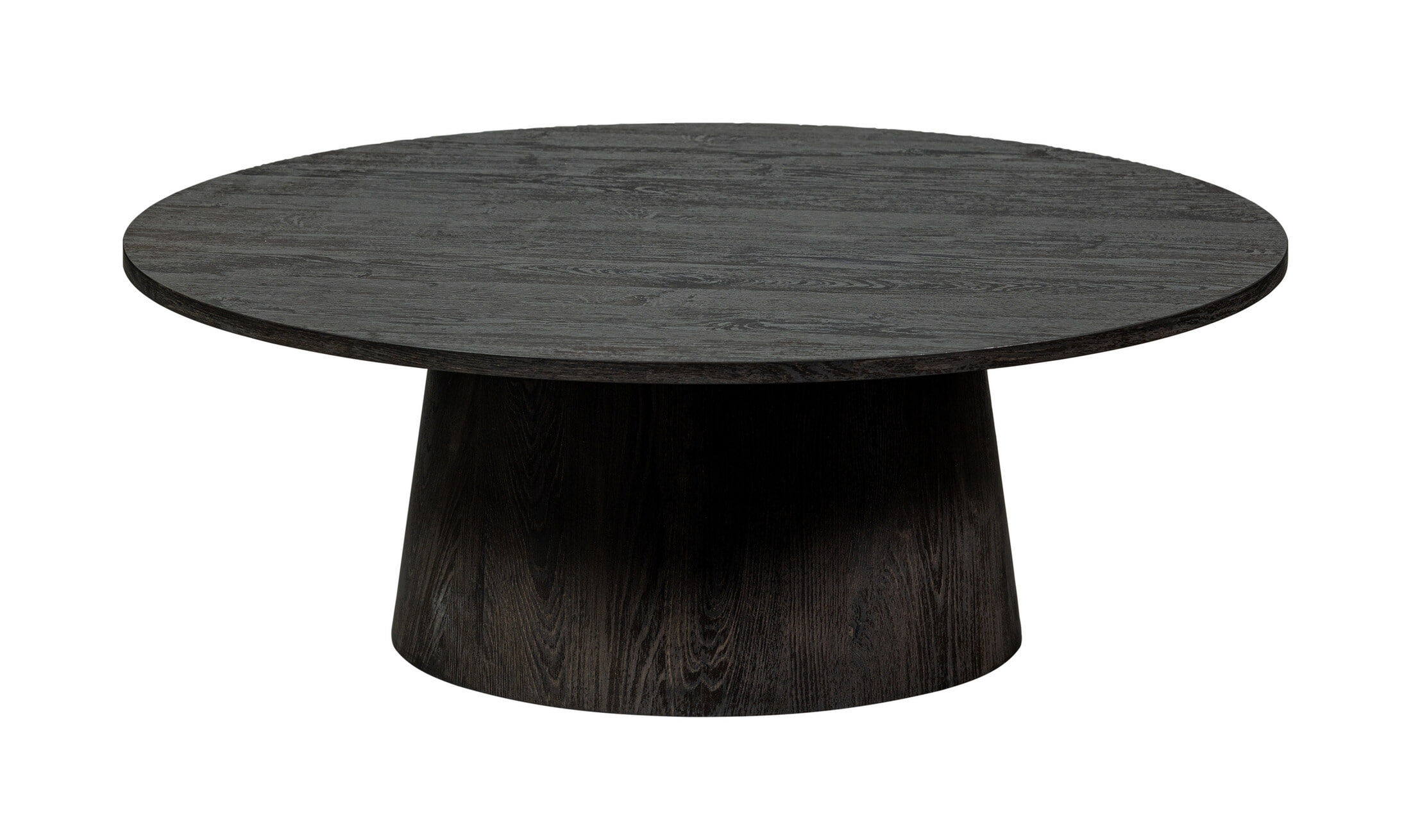 WOOOD Salontafel Maan 100cm - Donkerbruin - Rond - Exclusive | WOOOD