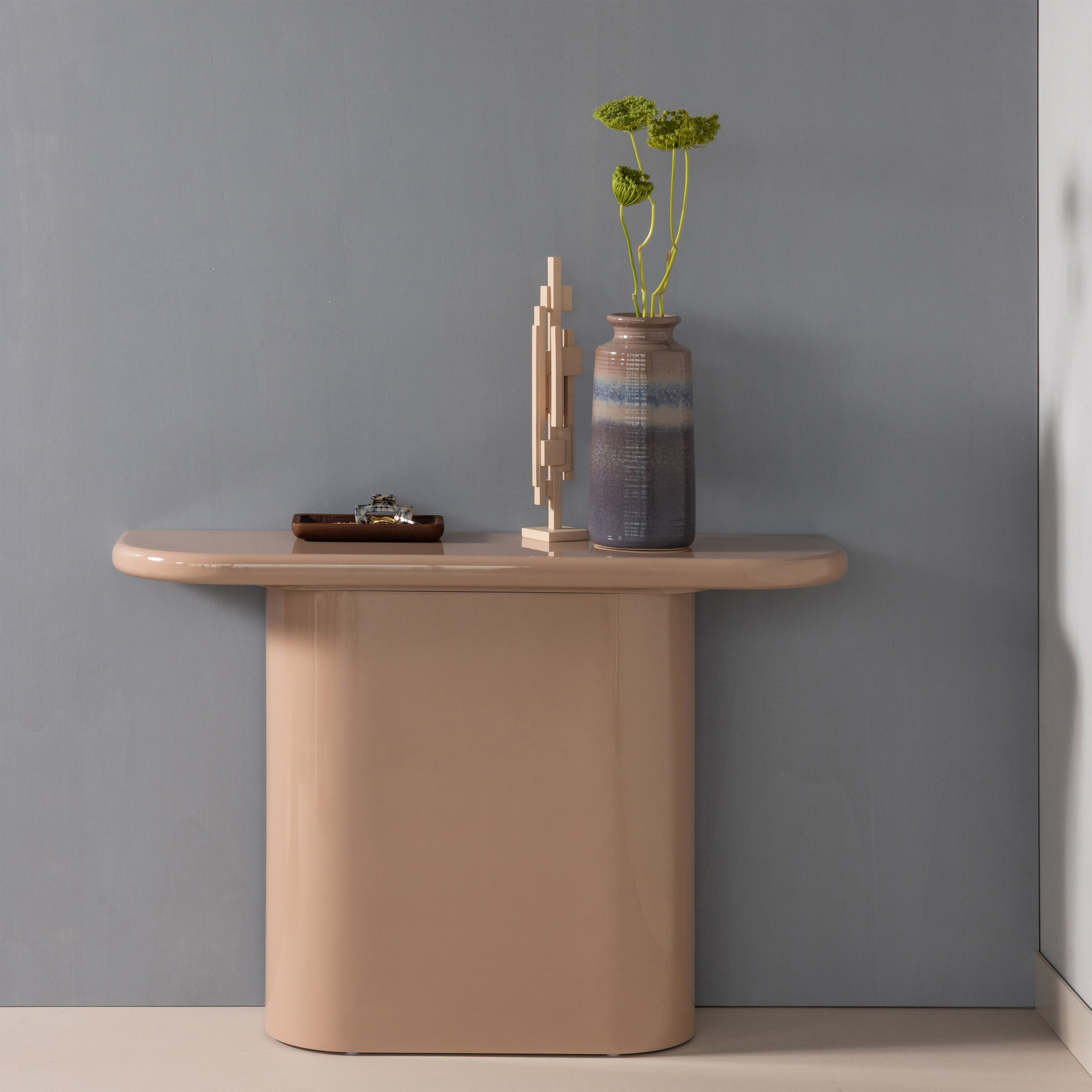 WOOOD Sidetable Nocta 120cm - Lichtroze | WOOOD