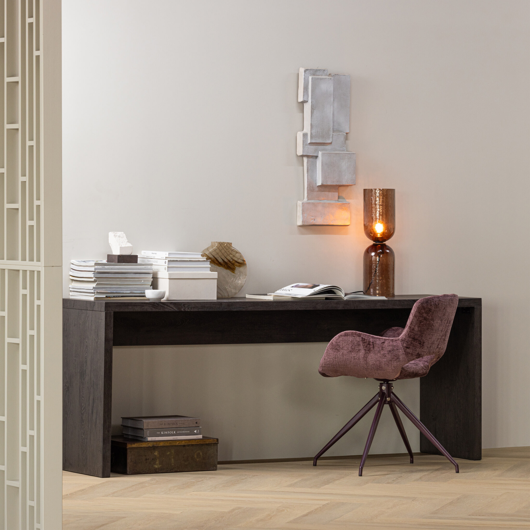 WOOOD Sidetable/Bureau Maan MDF