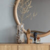 WOOOD Spiegel Glivon 100 x 100cm - Naturel - Rond | WOOOD