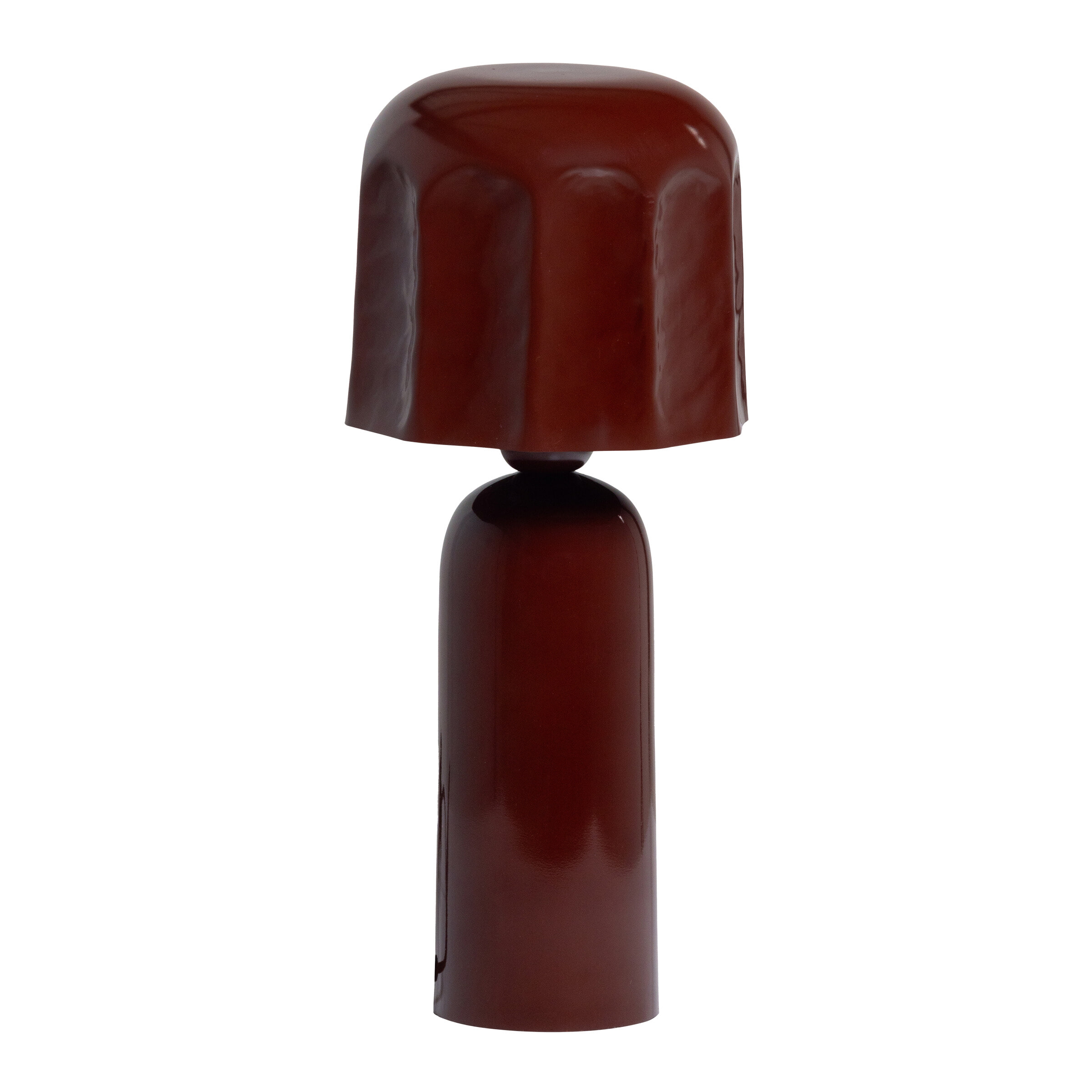 WOOOD Tafellamp Lumira 39cm - Bruinrood | WOOOD