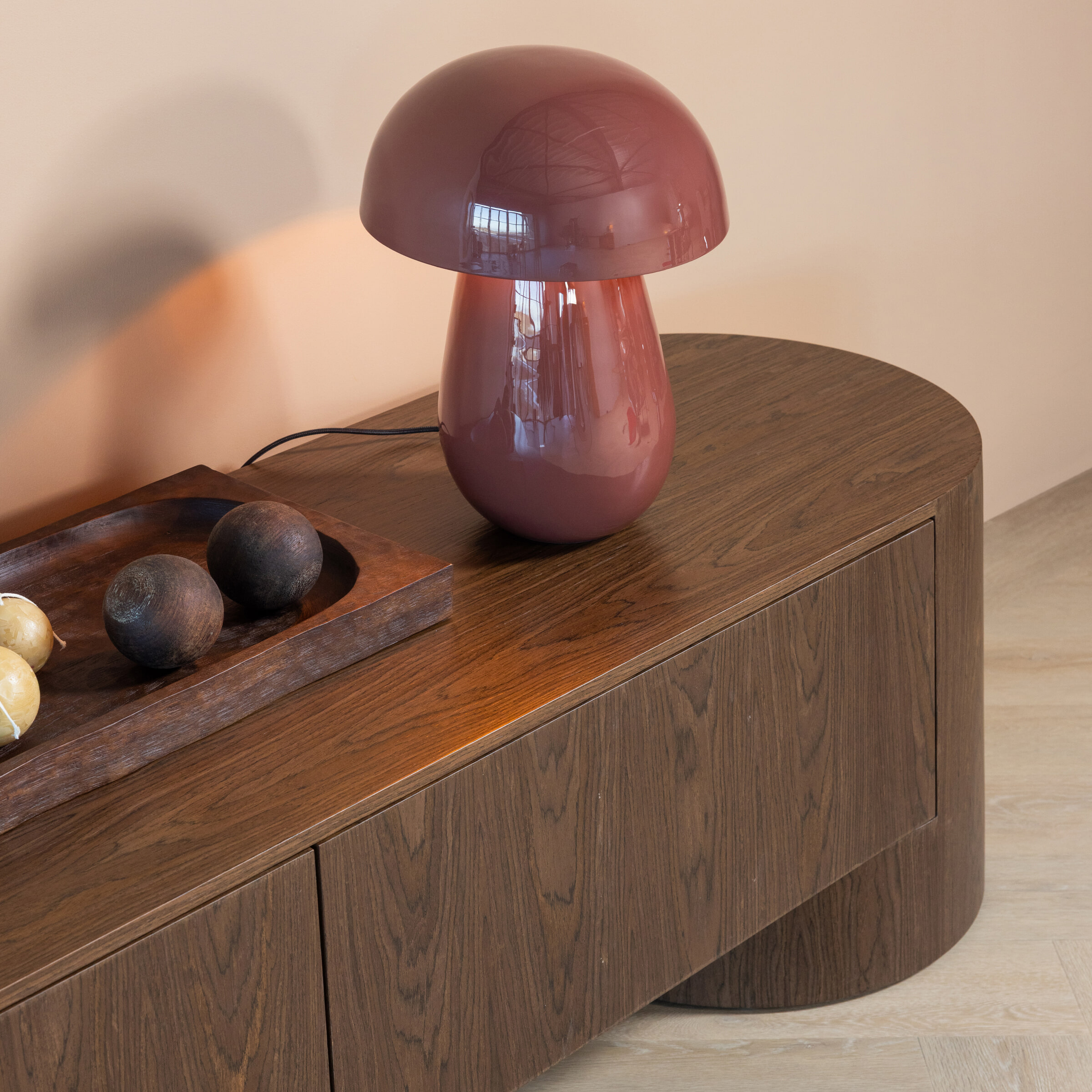 WOOOD Tafellamp Lumor - Rood | WOOOD