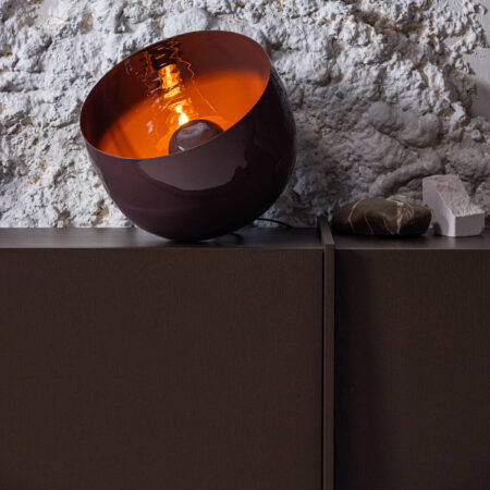 WOOOD Tafellamp Mero 35cm - Bruin | WOOOD